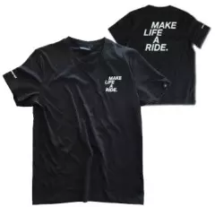 Футболка MAKE LIFE A RIDE мужская черная (76898559197)
