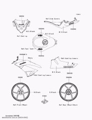 MARK,SIDE COWL.,LH ZX600RCF (560540965)