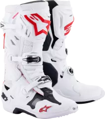 Мотоботи Alpinestars Tech 10 Supervented, Білий/Червоний, 14