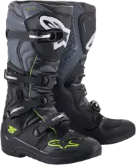 Мотоботи Alpinestars TECH 5, Чорний/Сірий/Жовтий, 7