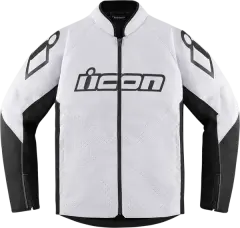 Мотокуртка Icon Hooligan CE, Білий/Чорний, S