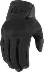 Моторукавички Icon Tarmac, Чорний, XL