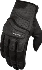 Моторукавички Icon Superduty3 CE, Чорний, M