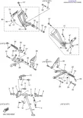 Накладка Подножки :: DAMPER, FOOTREST 2 (5SL-27424-00-00)