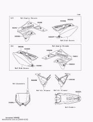 PATTERN,AIR CLEANER,LH KX450D8 (560680203)