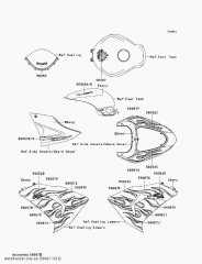 PATTERN,CNT COWLING,FR,U ZX100 (560671623)