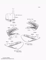 PATTERN,NUMBER PLATE KLX110A8F (560680310)