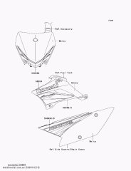 PATTERN,SHROUD,LH KLX110CAF (560690218)