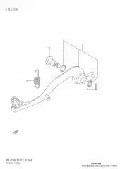 Pedal,brake rm-z250/ (43100-10H00-000)
