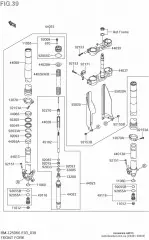 Pipe, inner rm-z250/ (K4401-30030-000)