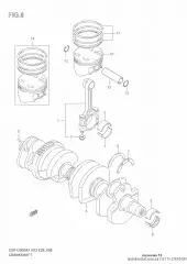 Piston gsf1200 gsx12 (12111-27E10-0F0)