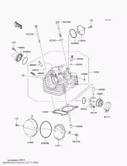 Пластина,сапун KLX125CAF (132711844)