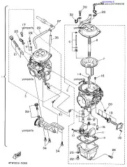 Прокладка :: GASKET, FLOAT CHAMBER (3CF-14984-01-00)