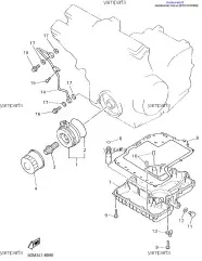 Прокладка Поддона Масляного Картера :: GASKET, STRAINER COVER (4TV-13414-00-00)
