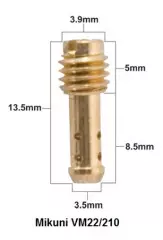 Жиклер карбюратора MIKUNI PROX 48.015/1, VM22/210, №15