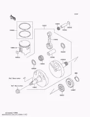 Кільця-комплект-поршень KX80-L1 (130081107)