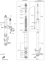 Основание пружины (13S-23142-00-00)