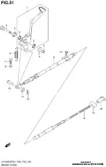 Shaft,brake lt-a500& (43142-31GB0-000)