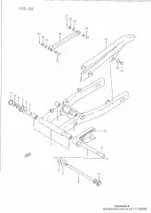 Shaft,rr swigingarm (61211-30B00-000)