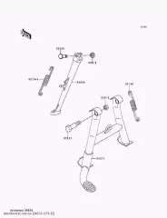 STAND-SIDE,C.GRAY ZR750-C1 (340241274EZ)