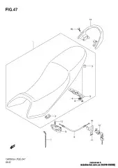 Striker,seat lock (45290-28D00-000)