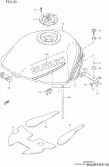 Tank, fuel rf900r/r (44100-31E01-19A)