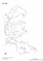 Tape set,cowl gsx-r1 (68280-18G30-AKU)