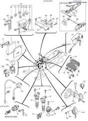 Выпрямитель Тока в Сборе (Диод) :: DIODE ASSY (4WA-81980-00-00)