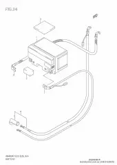 Wire, battery an400/ (33820-05H00-000)