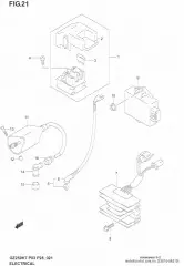 Wire starter motor l (33810-0AE10-000)