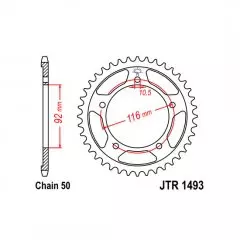 Зірка задня JT Sprockets JTR1493.41