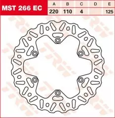 Диск гальмівний LUCAS MST266EC