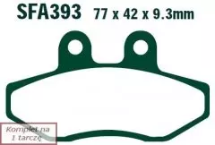 Колодки гальмівні дискові EBC SFA393