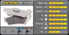 Колодки гальмівні дискові GALFER FD174G1375