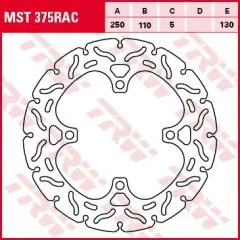 Диск гальмівний LUCAS MST375RAC