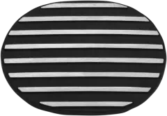 Захист кришки картера KURYAKYN Finned (1107-0597), Чорний/Сірий