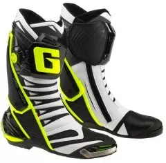 Мотоботи Gaerne GP1 EVO, Білий/Чорний/Жовтий, 46
