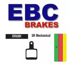 Колодки гальмівні дискові EBC CFA391