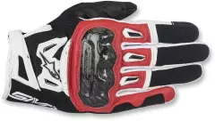 Моторукавички Alpinestars SMX-2 AIR CARBON V2, Чорний/Червоний/Білий, L