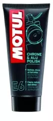 Засіб Motul E6 CHROME & ALU POLISH для надання блиску мотоциклу, 100мл