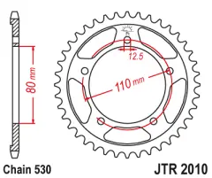 Зірка задня JT Sprockets JTR2010.44