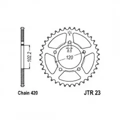 Зірка задня JT Sprockets JTR23.47