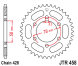 Зірка задня JT Sprockets JTR458.36