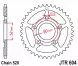 Зірка задня JT Sprockets JTR604.40