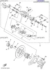 Болт регулировочный (5TG-25972-00-00)