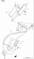 Body, muffler rm125/ (14310-36E10-000)