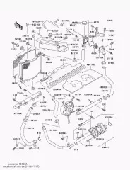 BODY,THERMOSTAT,LWR ZX750-F1 (161601117)