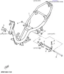 Крепление 8 (5RW-F116K-00-00)