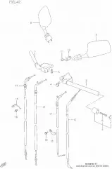 Cable starter gsx-r7 (58410-33E01-000)