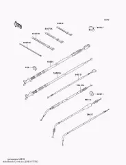 Трос,SEAT HOOK KVF360-A1 (540107501)